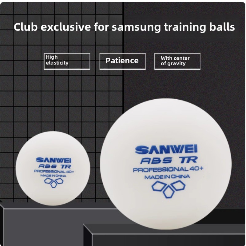 Table Tennis Olympics - 50 100 stks Sanwei Nieuwe Materialen