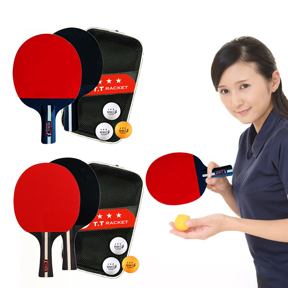 Table Tennis Olympics - Tafeltennisracket 2 Rackets En 3 Ballen