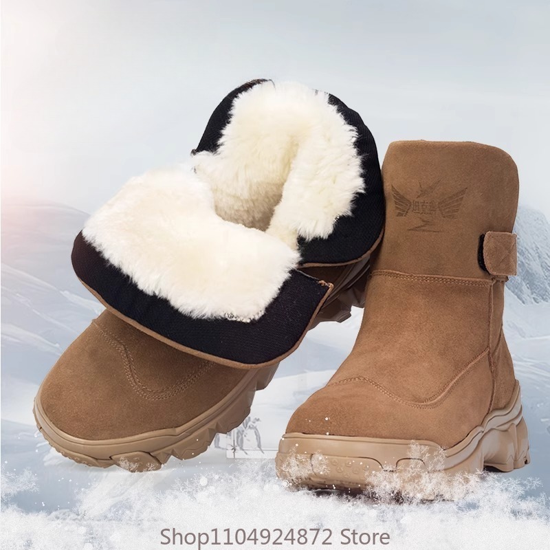 Anti Loop Rubber - Outdoor Casual Snowboots Herenschoenen Dikke zool