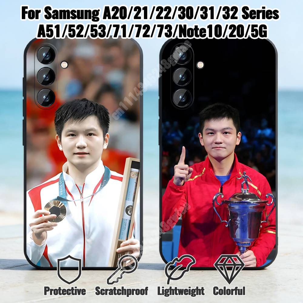 Table Tennis Quotes - F-Fan Z-Zhendong Tafeltennis Telefoonhoesje voor Samsung