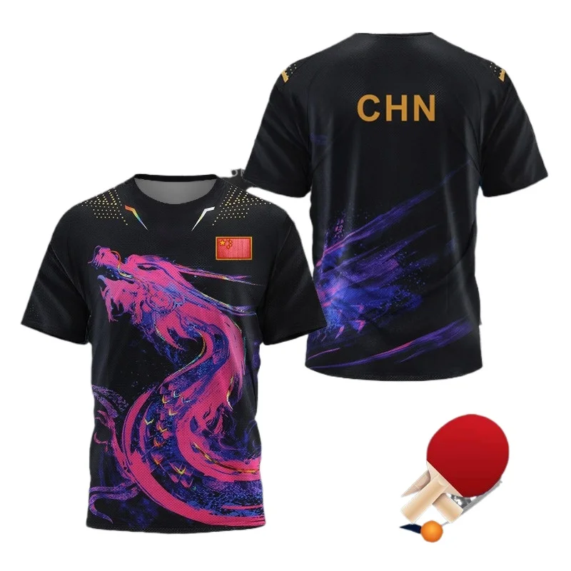Xu Xin Table Tennis - CHINA Dragon Tafeltennis Grafische T-shirt voor