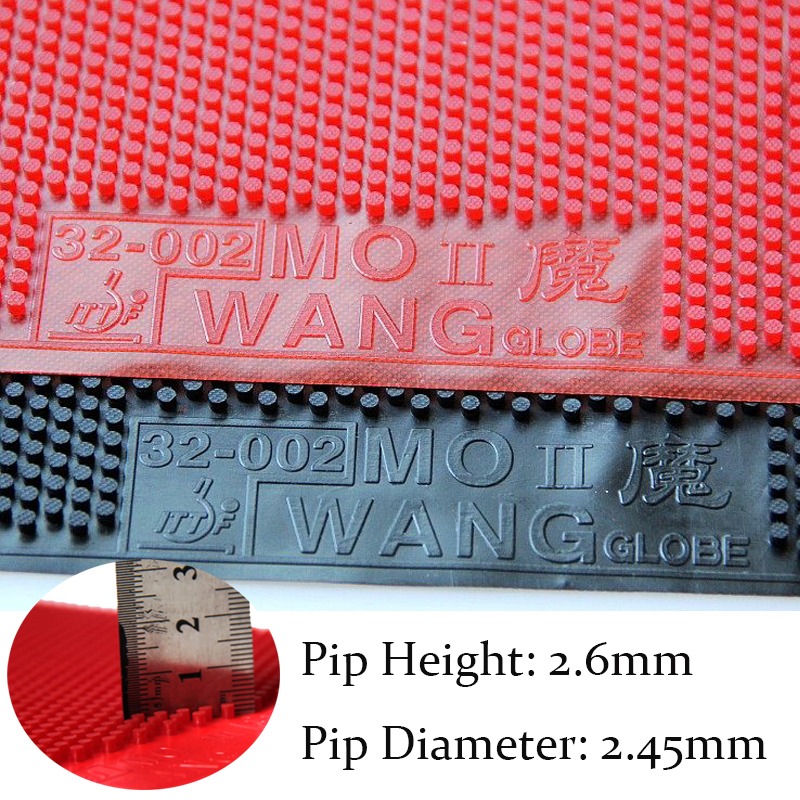 Table Tennis Height - MO Wang 3 Tafeltennisrubber Lange noppen