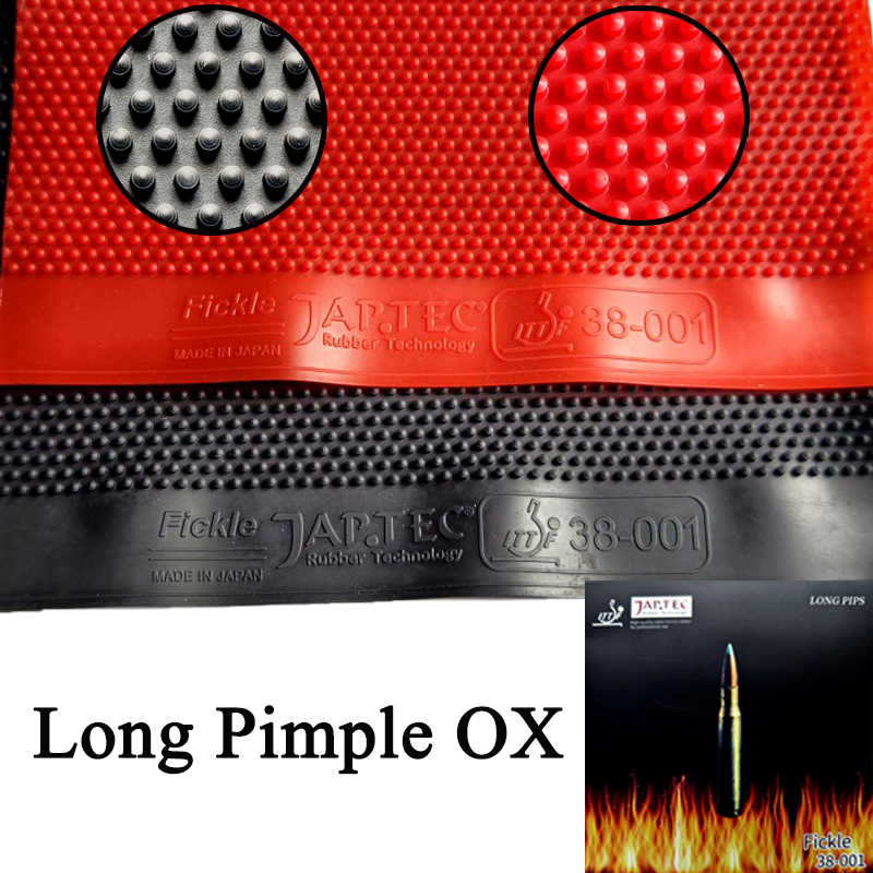 Table Tennis Height - FICKLE Anti-arc Tafeltennisrubber Lange noppen OX