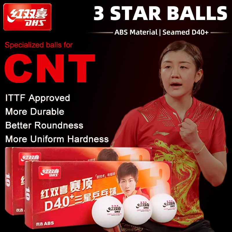 Table Tennis Olympics - DHS D40+ DJ40+ Pingpongballen 3-sterren ABS