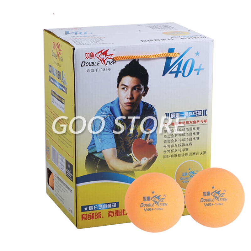 100 ballen Double Fish V40+ 1- - Table Tennis Olympics recensie en prijs
