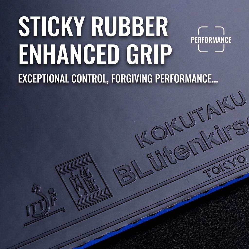 Kokutaku Tafeltennisbat Rubber - Anti Loop Rubber recensie en prijs