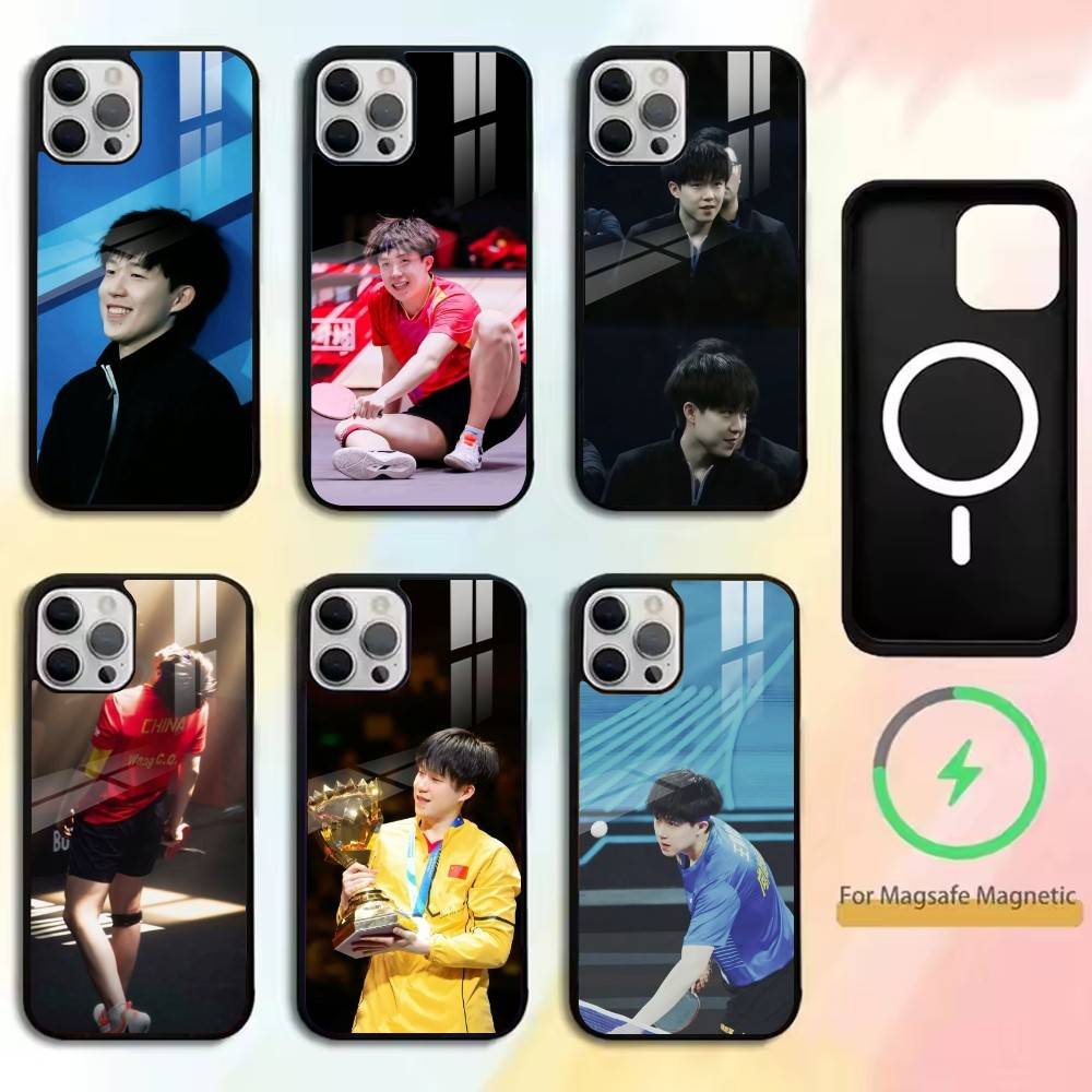W-Wang Chuqin - Telefoonhoesje - Table Tennis Quotes recensie en prijs