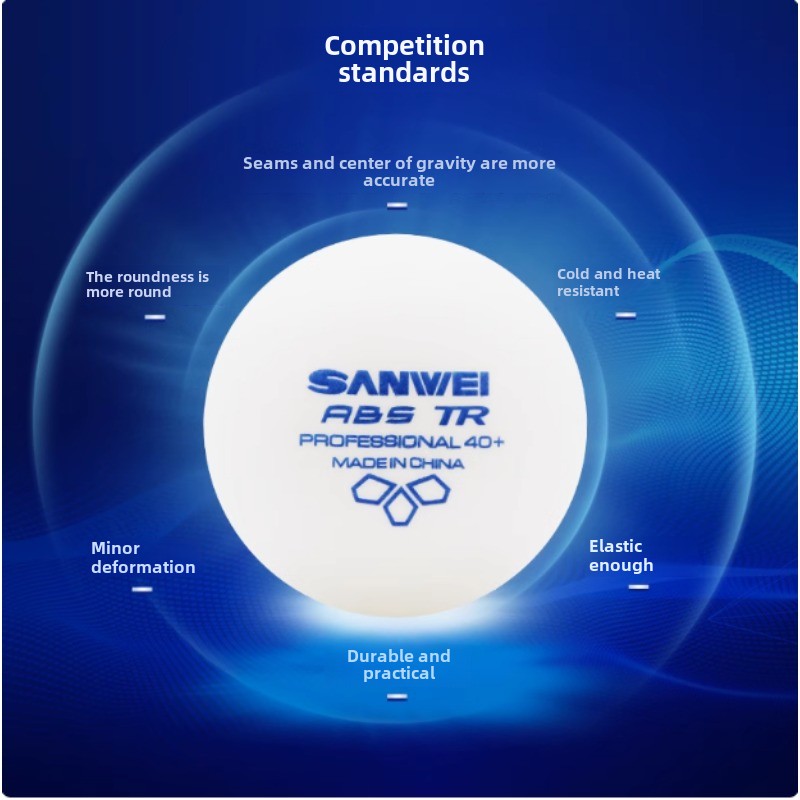 100 stuks Sanwei Nieuwe Materi - Table Tennis Olympics recensie en prijs