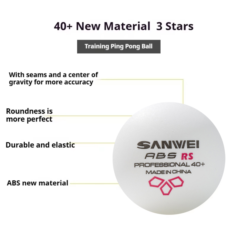 SANWEI RS40+ 3-sterren tafelte - Table Tennis Olympics recensie en prijs