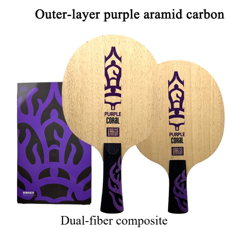 Meteor Purple Coral Tafeltenni - Table Tennis Paddles recensie en prijs