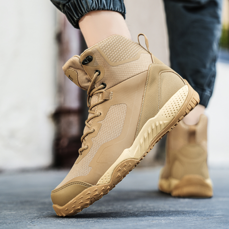 Mannen Nieuwe Tactische Laarze - Anti Loop Rubber recensie en prijs